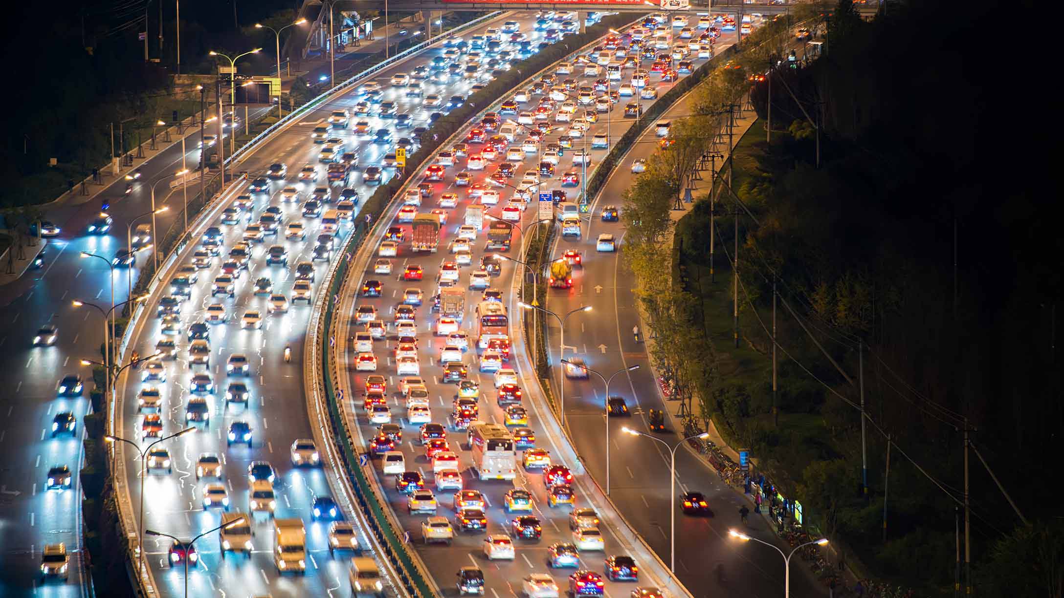 TRAFFIC JAM IN HO CHI MINH CITY